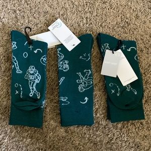 Men’s West Loop Football Crew Socks